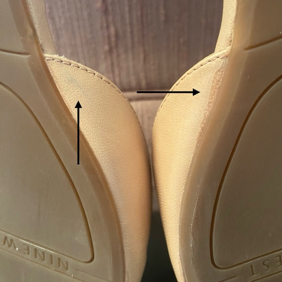 Nude/Natural Nine West Flats (NWOT) - Picture 7 of 12